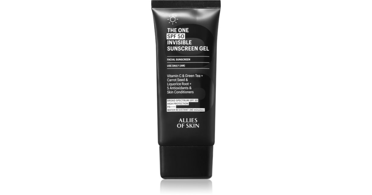 Allies of Skin The One Invisible Mattifying Protective Gel SPF 50 50 ml