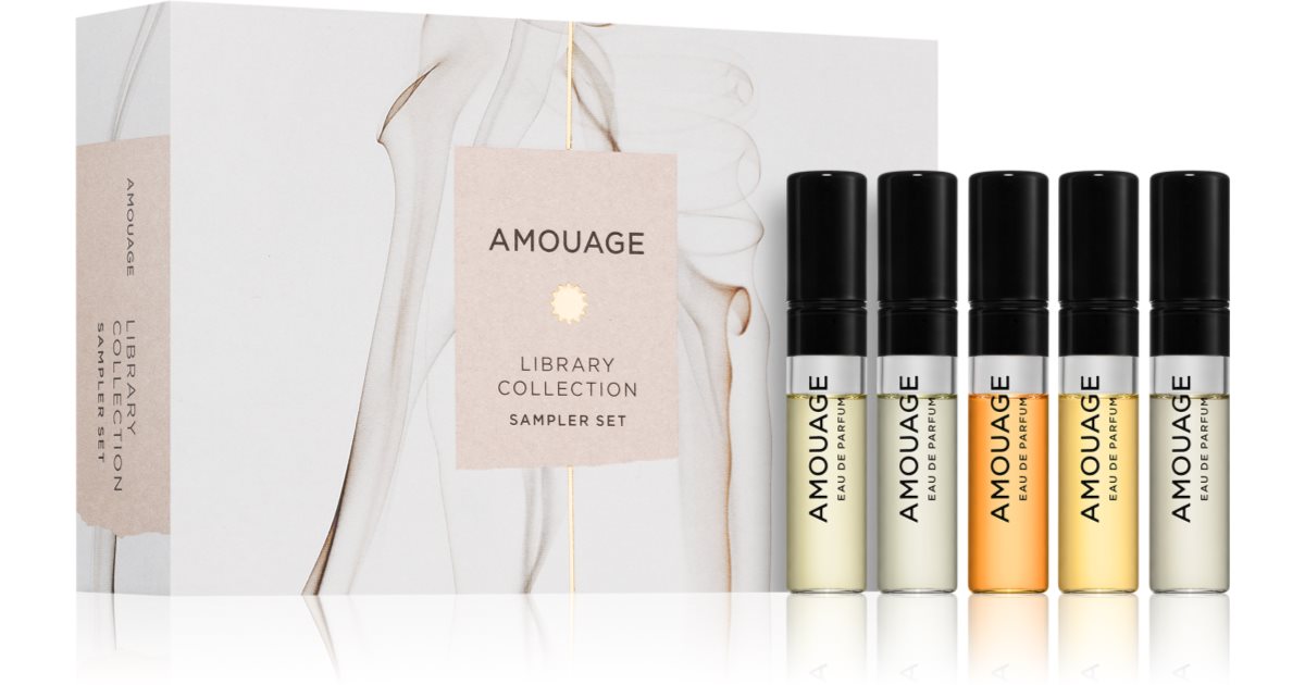 Amouage Library Collection unisex set 5x2 ml