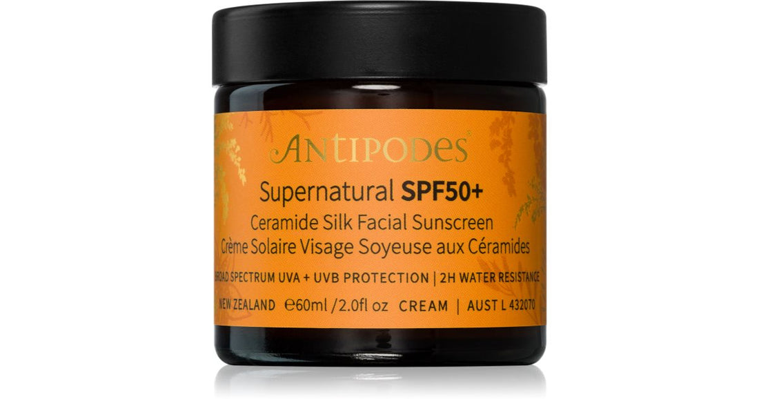 Antipodes Supernatural SPF50+ Ceramic Silk Solar Face SPF 50+ 60 ml