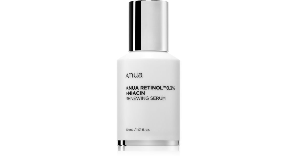 Anua Retinol 0.3% + Niacin regenerating night serum for enlarged pores and wrinkles 30 ml