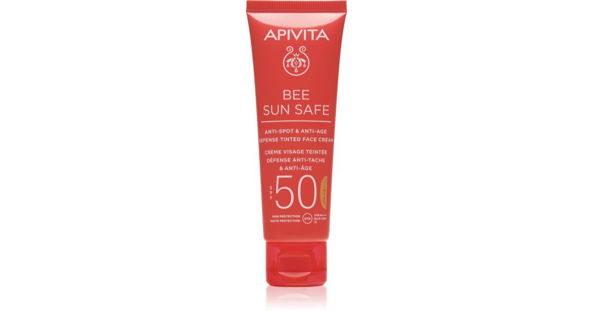 Apivita Bee Sun Tinted Protective Face Cream SPF 50 50 ml