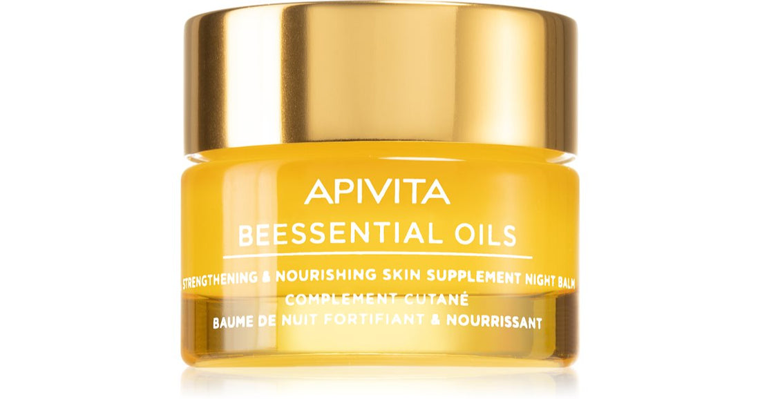 Apivita Beessential Oils Strengthening and Nourishing Night Balm 15 ml