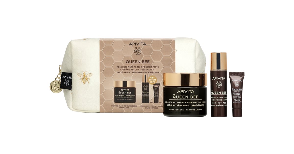 Apivita Queen Bee (Light Texture) Gift Pouch Christmas gift set (anti-aging)