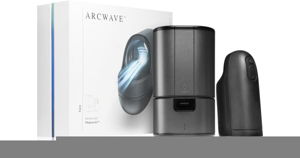 ARCWAVE ION Stroker for men Black 10.7 cm