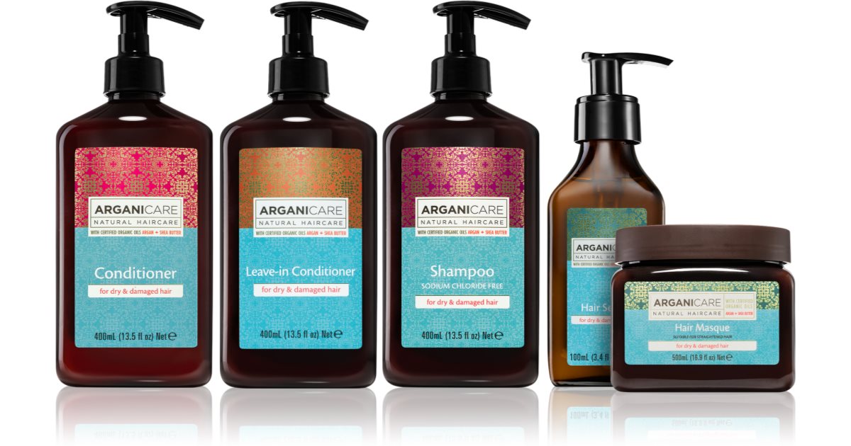 Arganicare Argan Oil and Shea Butter Gift Set (for dry hair) 1 pc