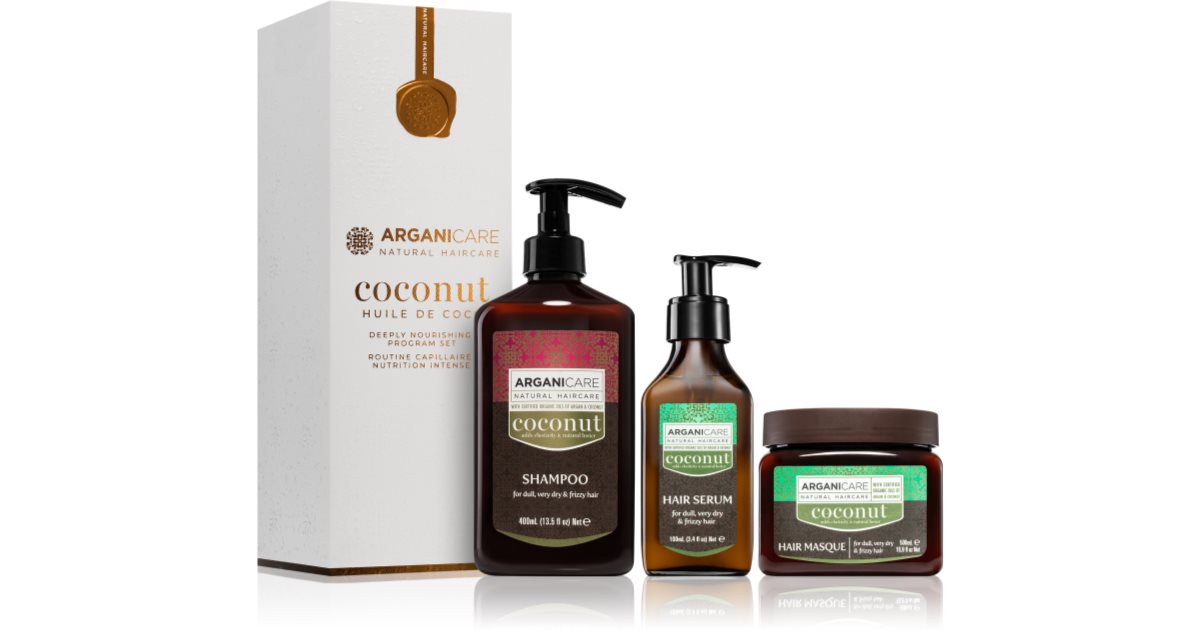 Deeply nourishing coconut program set Arganicare