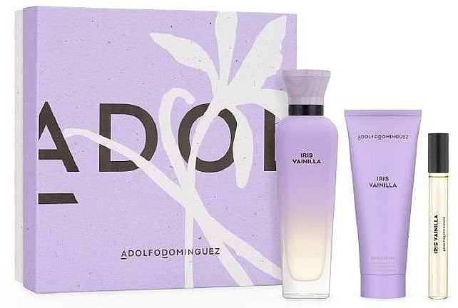 Adolfo Dominguez Agua Fresca Iris Vanilla Eau de Parfum 120 ml Set for Women