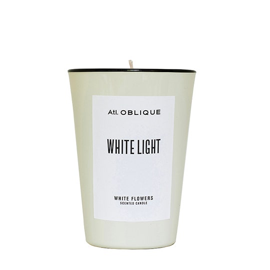 Atelier Oblique White Light Candle