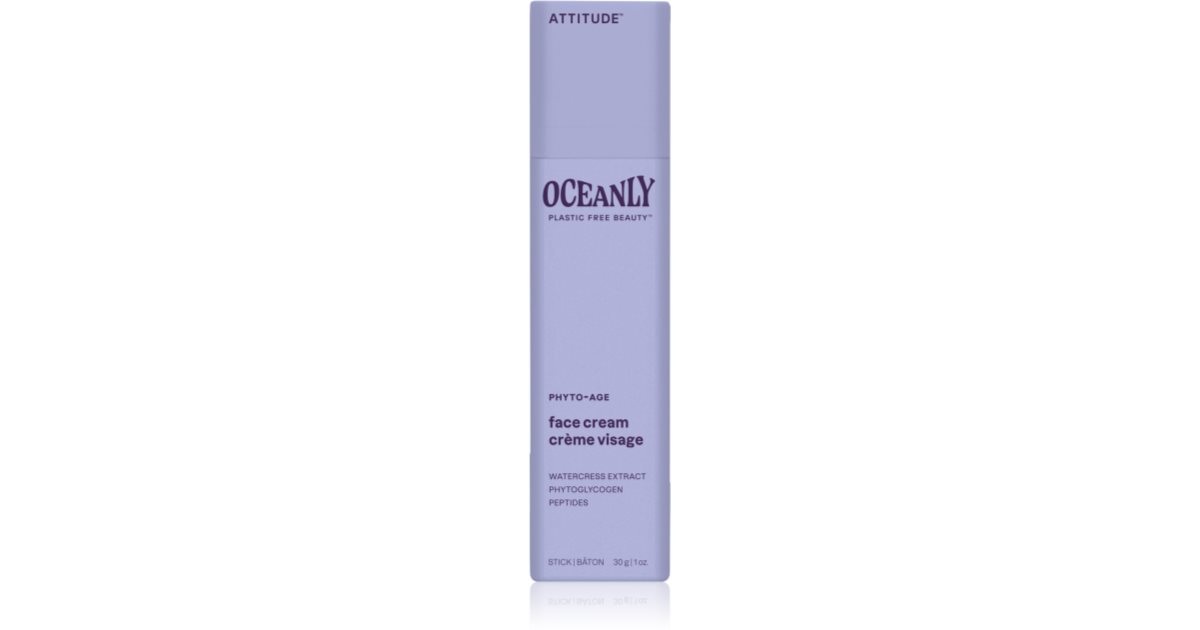 Face cream Attitude Oceanly anti-aging cream with peptides 30 g