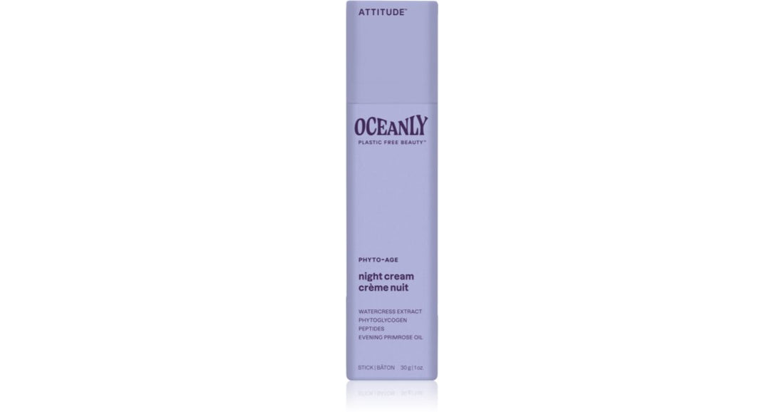 Night cream Attitude Oceanly night against all signs of aging with peptides 30 g