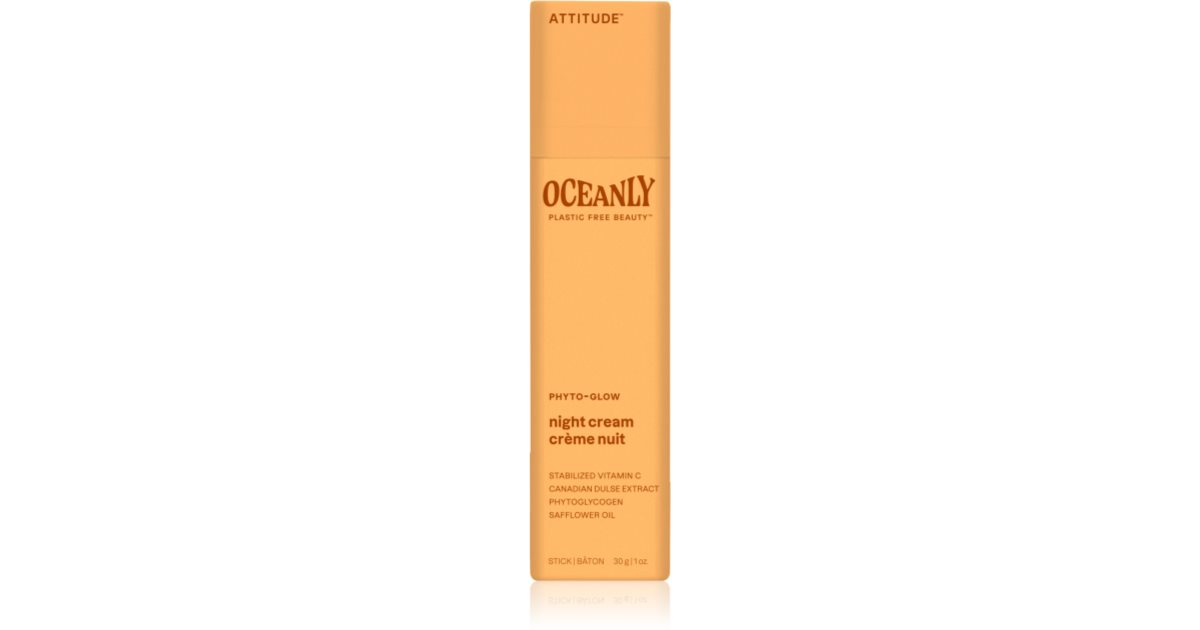 Attitude Oceanly Illuminating Night Cream with Vitamin C 30g