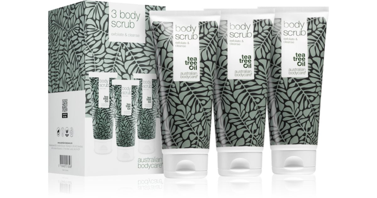 Australian Bodycare 3 Body Scrubs 3x200 ml