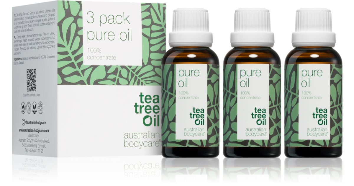 Australian Bodycare Tea Tree Oil tea tree essential oil 3x30 ml