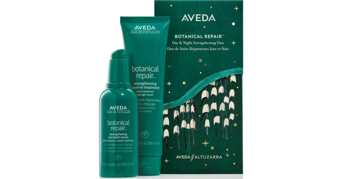 Aveda Holiday Botanical Repair™ Day &amp; Night Strengthening Treatment Gift Set (For Stronger Hair) 1pc