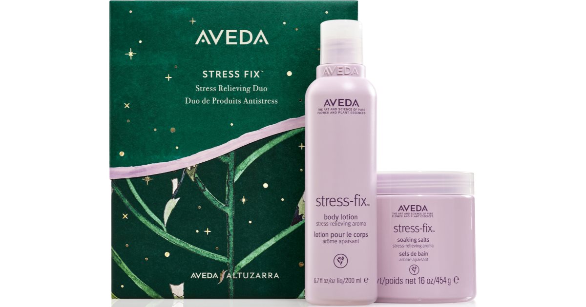 Aveda Holiday Stress Fix Relieving Essentials Gift Set (For Stress Relief &amp; Emotional Comfort) 1pc