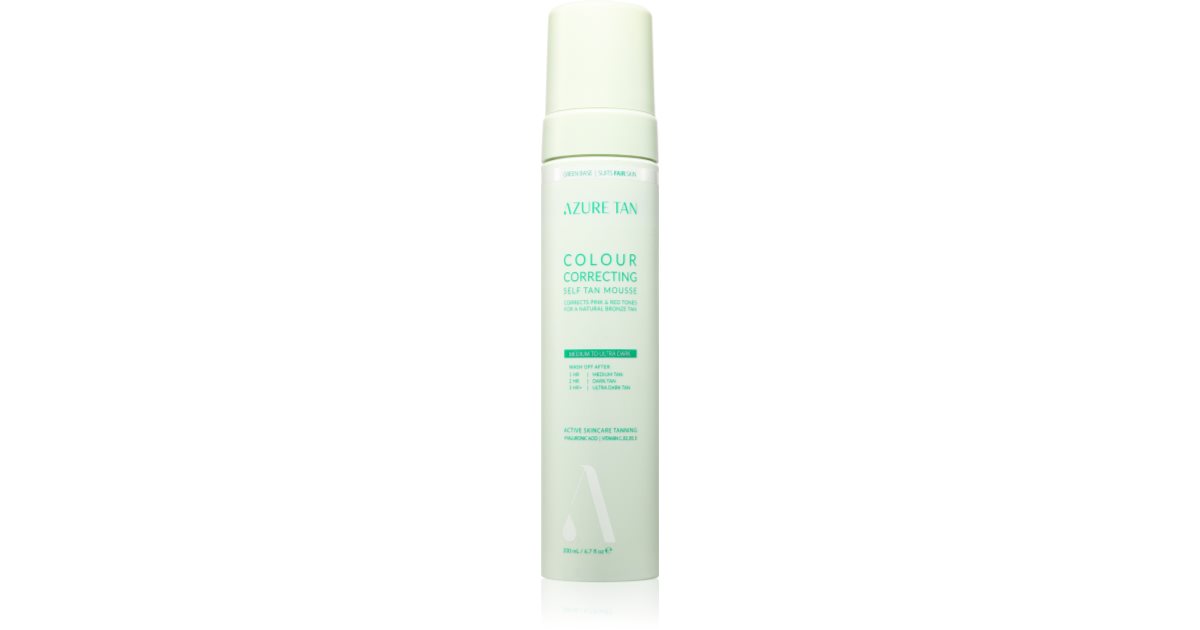 Azure Tan Green Base self-tanning mousse 200 ml