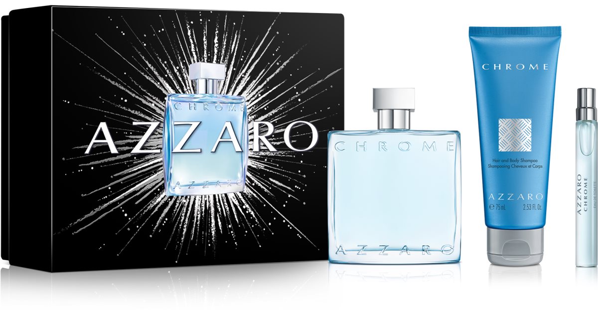 Azzaro Chrome gift box for men 1 pc