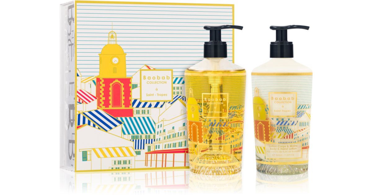 Baobab Collection Body Wellness À Saint-Tropez Gift Set Shower Gel 350ml + Hand and Body Milk 350ml