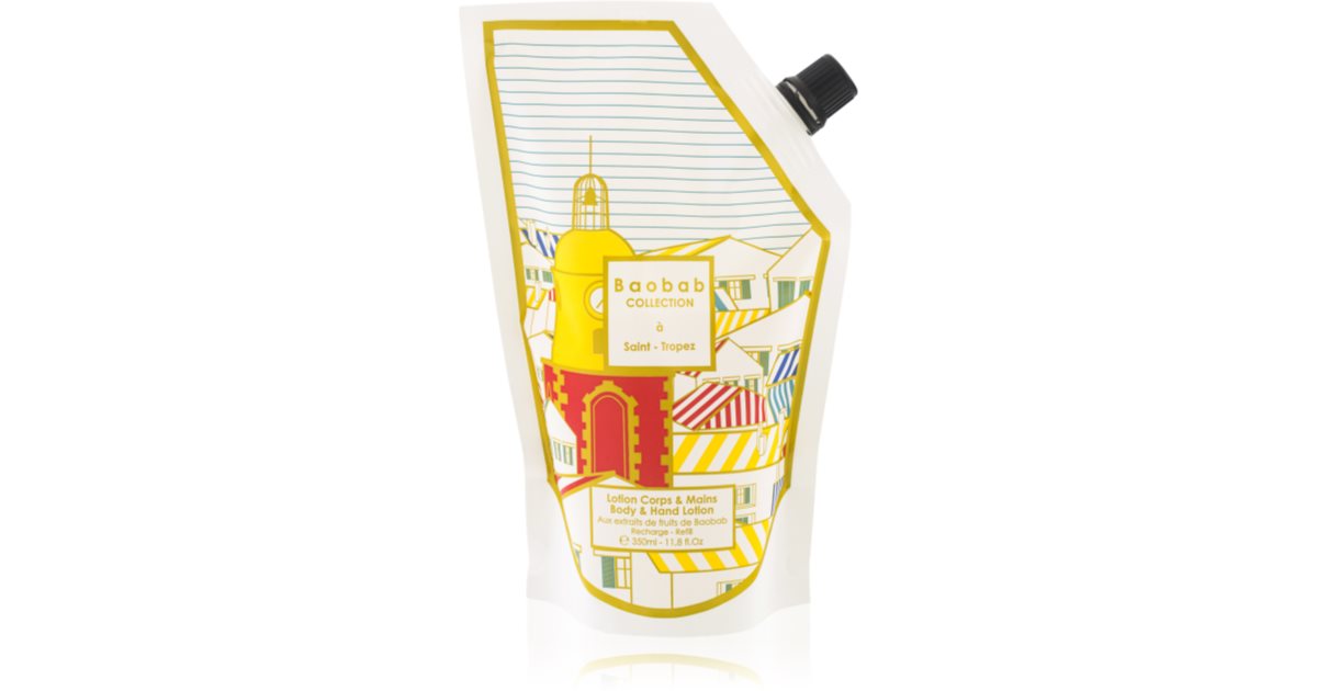 Baobab Collection Body Wellness À Saint-Tropez Hand and Body Milk Refill 350 ml