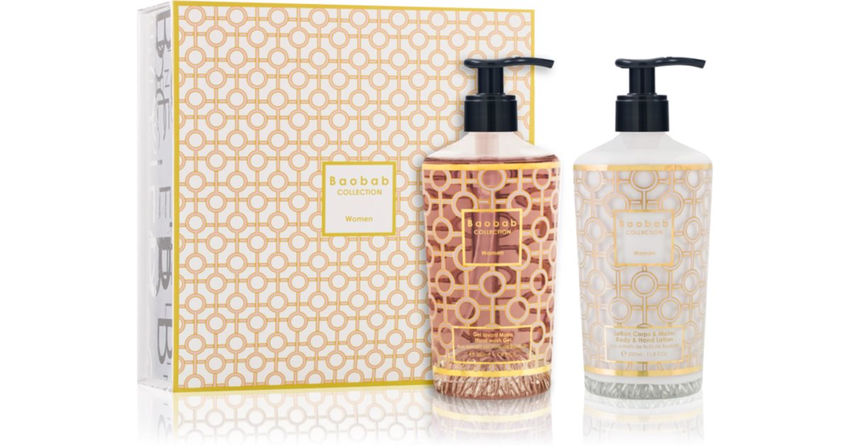 Baobab Collection Body Wellness woman gift pack hand and body milk 350 ml + liquid hand soap 350 ml