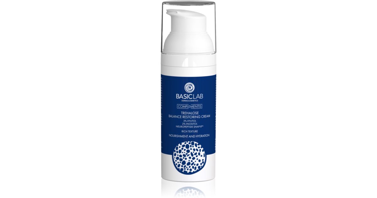 BasicLab Dermocosmetics Complementis balancing moisturizing cream with nourishing texture 50 ml