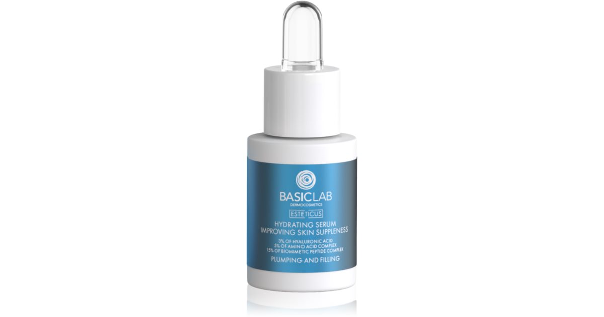 BasicLab Dermocosmetics Esteticus hydrating serum with firming effect 3% Hyaluronic Acid 15 ml