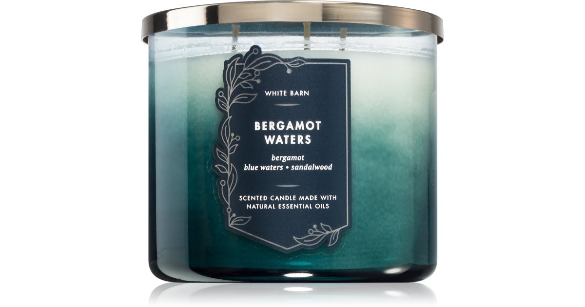 Bath &amp; Body Works Bergamot Waters scented candle 411 g