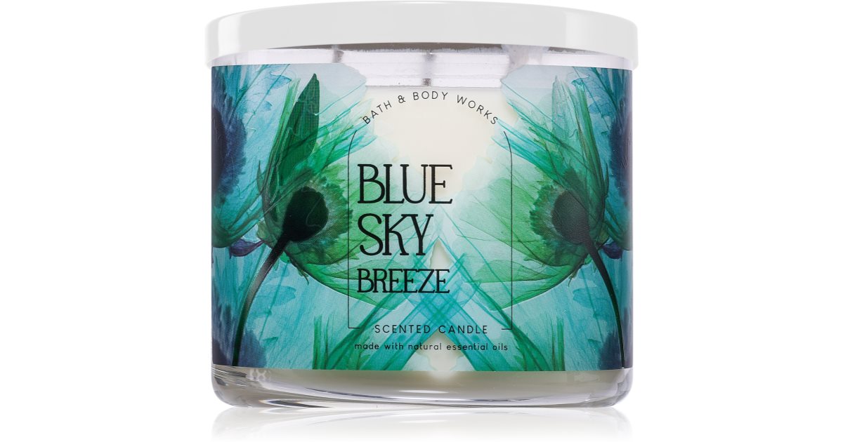 Bath &amp; Body Works Blue Sky Breeze Scented Candle 411g