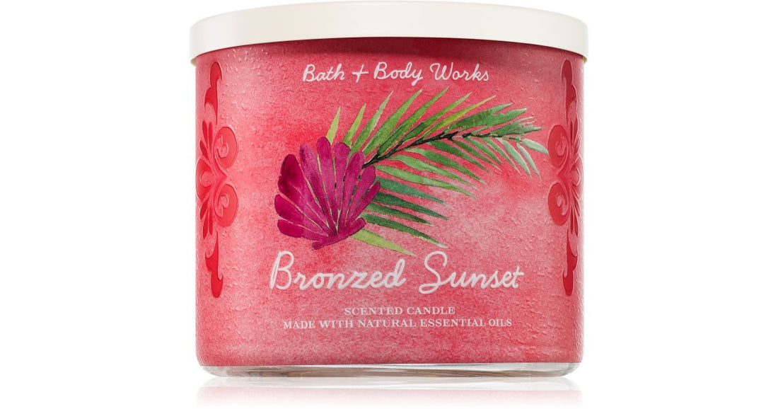 Bath &amp; Body Works Bronzed Sunset scented candle 441 g