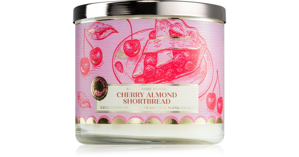 Bath &amp; Body Works Cherry Almond Shortbread scented candle 411 g