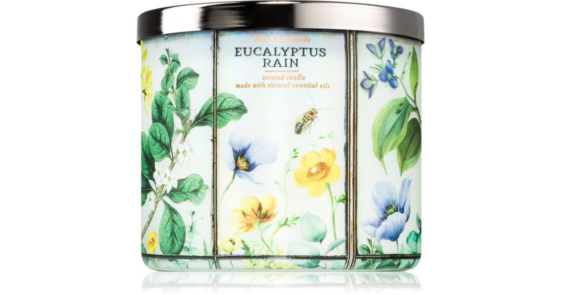 Bath &amp; Body Works Eucalyptus Rain scented candle 411 g