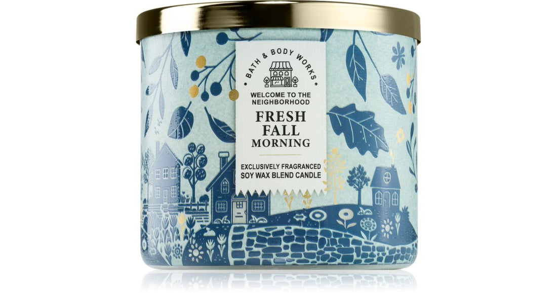 Bath &amp; Body Works Fresh Fall Morning scented candle 411 g