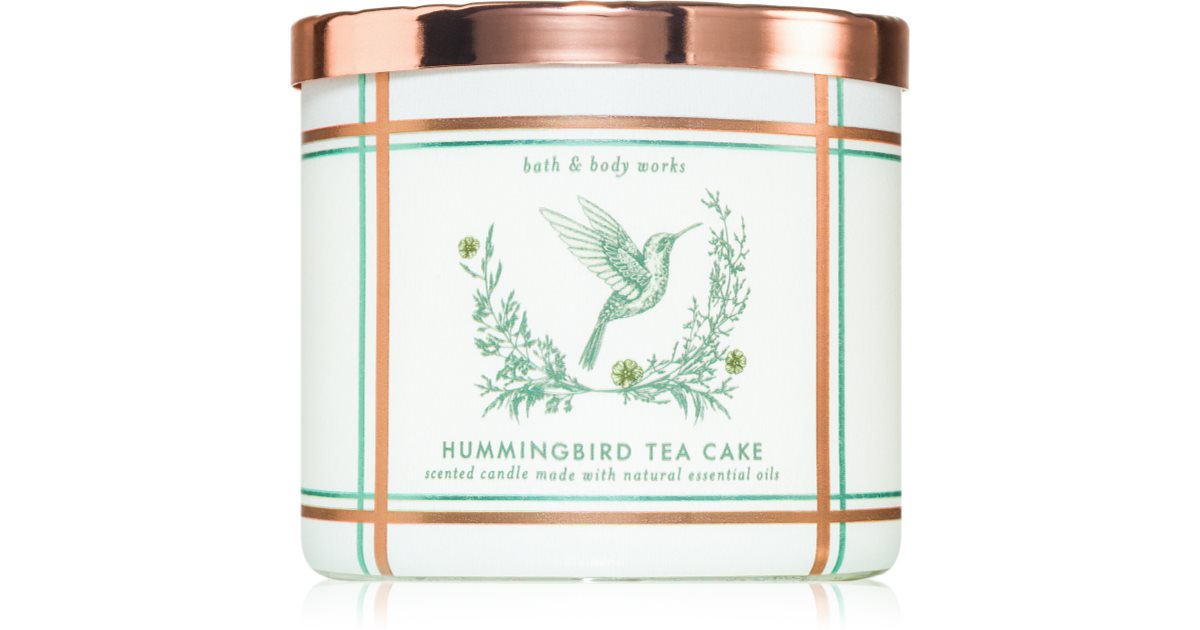 Bath &amp; Body Works Hummingbird Tea Cake Scented Candle 411g