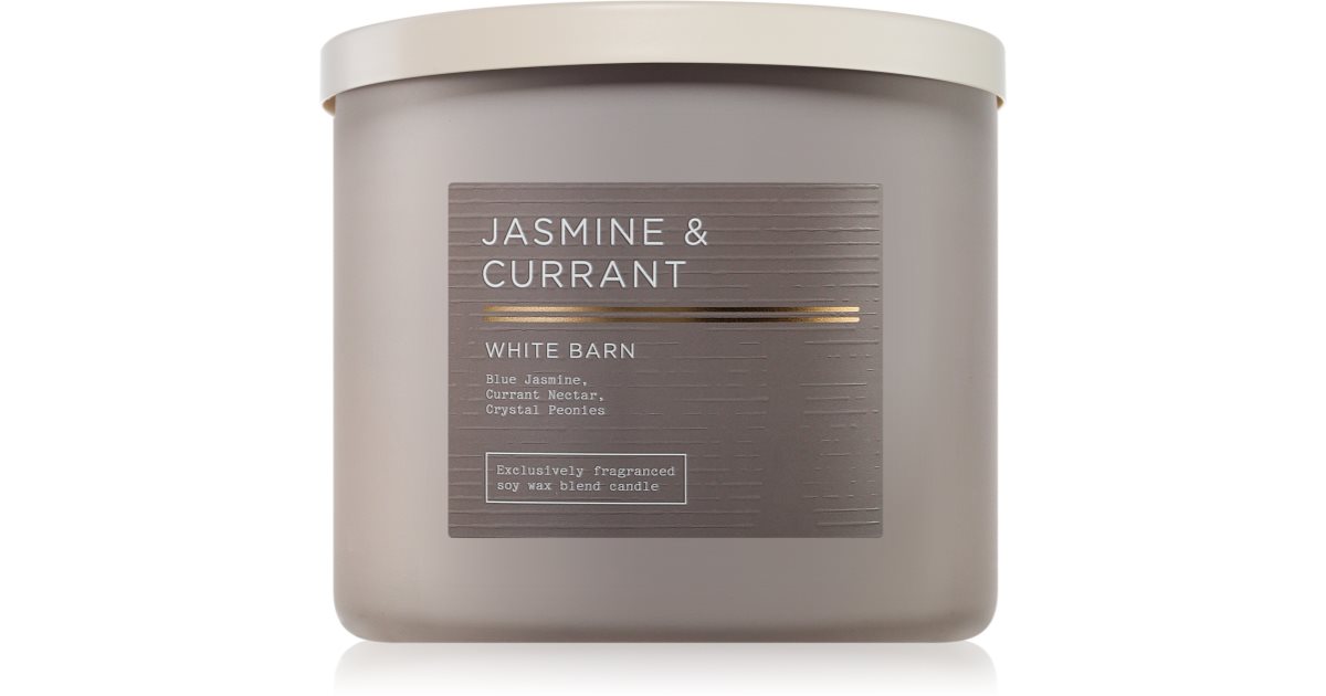 Bath &amp; Body Works Jasmine &amp; Currant scented candle 411 g