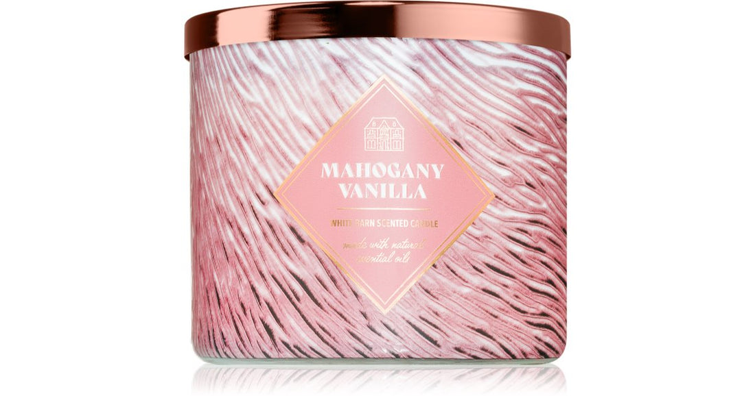 Bath &amp; Body Works Mahogany Vanilla Scented Candle 411g