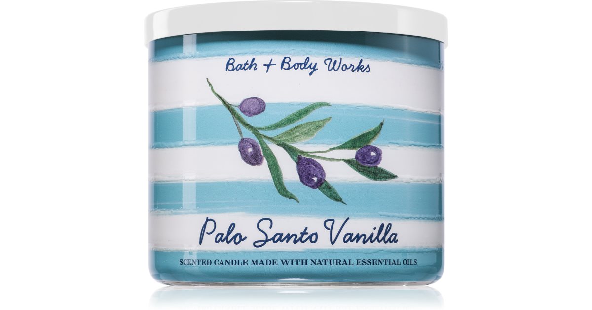 Bath &amp; Body Works Palo Santo Vanilla Scented Candle 411g