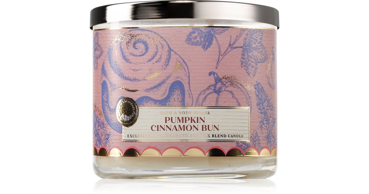 Bath &amp; Body Works Pumpkin Cinnamon Bun scented candle 411 g