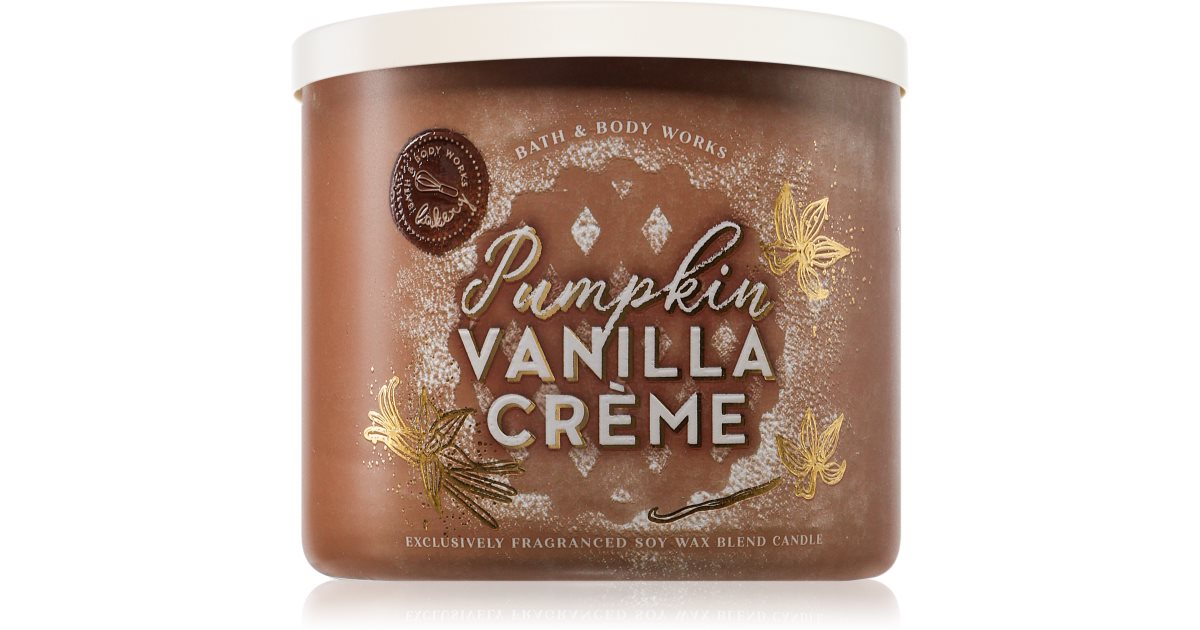 Bath &amp; Body Works Pumpkin Vanilla Crème scented candle 411 g