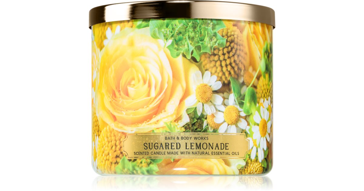 Bath &amp; Body Works Sugared Lemonade scented candle 411 g