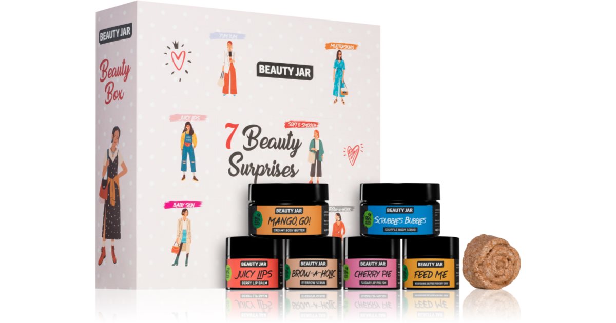 Beauty Jar 7 Beauty Surprises Scrubbles Bubbles Gift Set