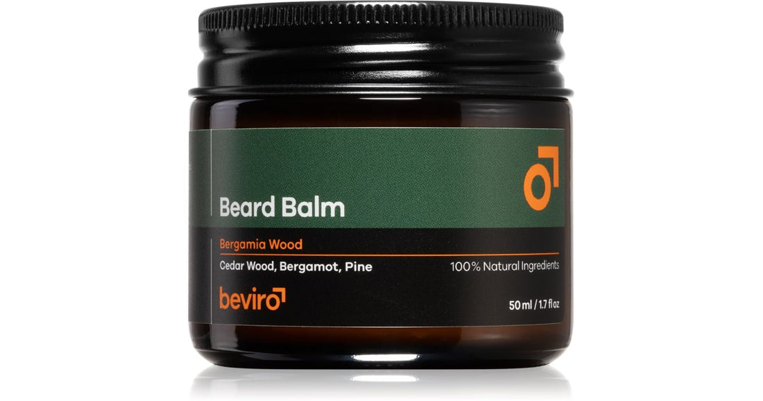 Beviro Bergamia Wood beard balm for men 50 ml