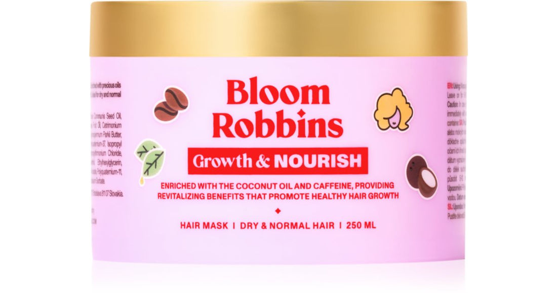 Bloom Robbins Growth &amp; Nourish maschera for hair nourishing for all hair types 250 ml