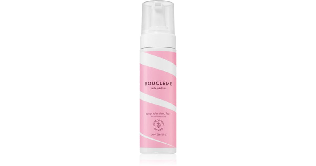 Bouclème Super Volumizing Curly Mousse Modeling Foam for Fixing and Modeling 200 ml