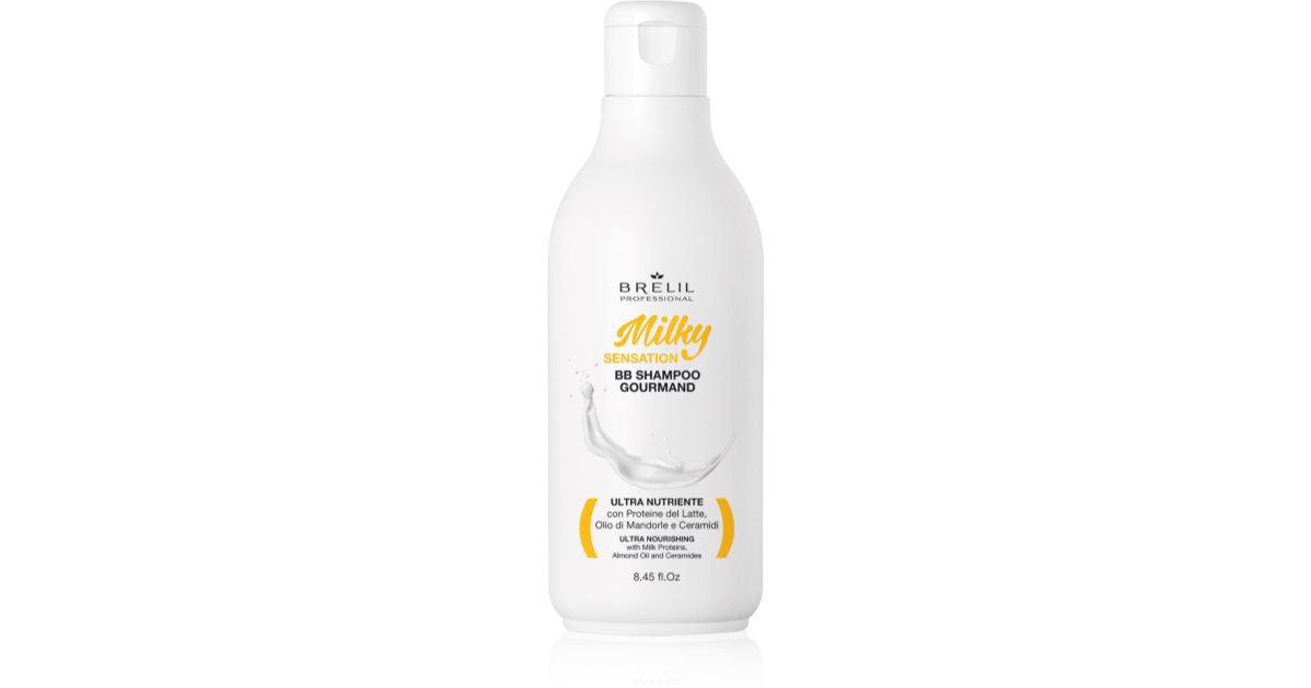 Brelil Professional Milky Sensation BB Regenerating Shampoo for Weak and Damaged Hair 250 ml