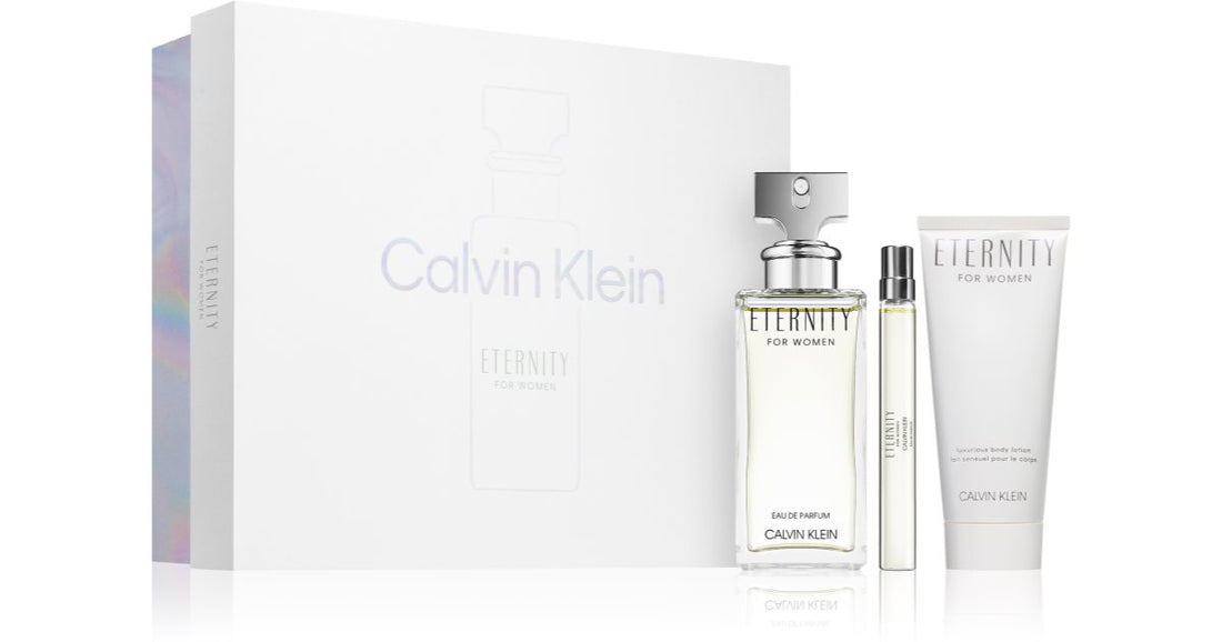 Calvin Klein Eternity set for women eau de parufm 100ml + body lotion 100ml + eau de parfum 10ml