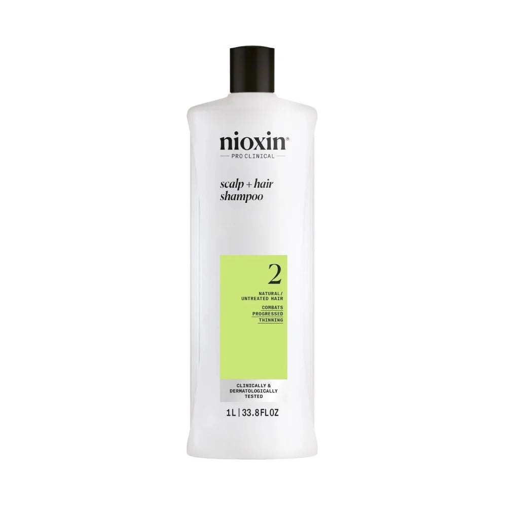 NIOXIN System 2 - Shampoo - Natural Hair With Advanced Weakening 1000ml