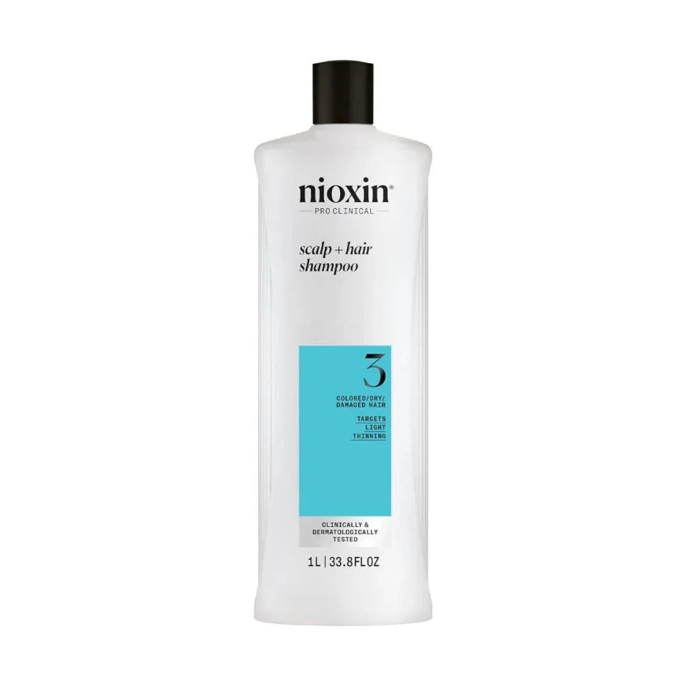 Nioxin System 3 - Shampoo - Coloured and damaged hair with slight weakening 1000 ml