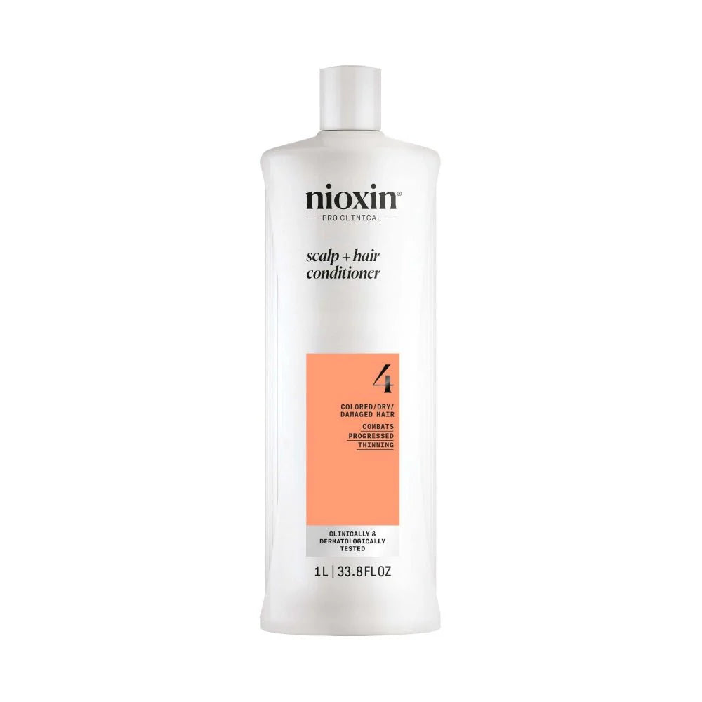 Nioxin System 4 - Conditioner - Dyed and damaged hair with advanced weakening 1000ml