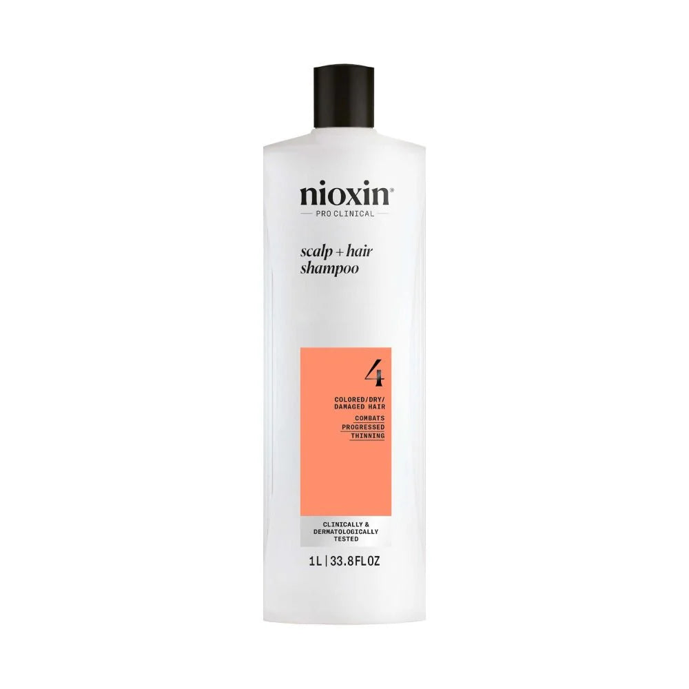 Nioxin System 4 - Shampoo - Dyed and Damaged Hair with Advanced Weakening 1000 ml