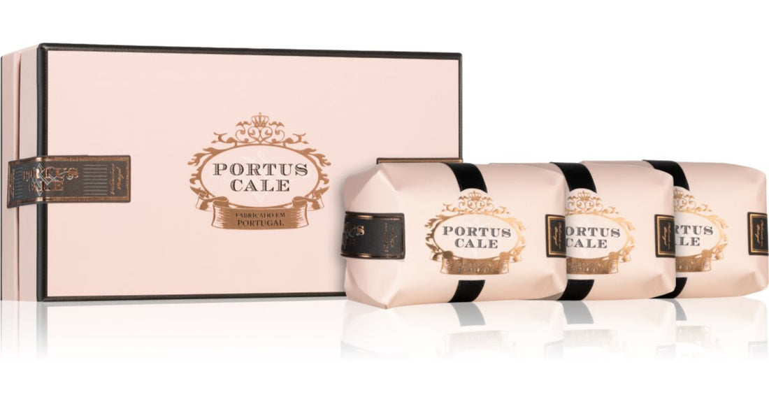 Castelbel Portus Cale Rosé Blush solid soap gift pack 3x150 g